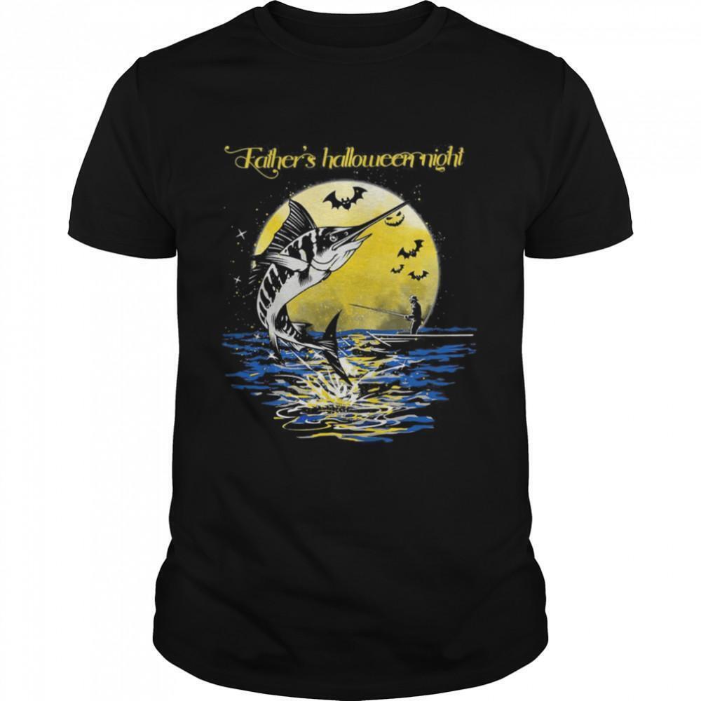 Fishing Fathers Halloween Night Shirt